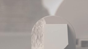 This 4K video features a high-fidelity 3D rendering of a generic metallic ring with a polished gold finish. The visualization highlights the object's geometric precision and reflective properties, documenting its smooth circular form and high-gloss surface. Set in a digital environment, the lighting emphasizes the metallic sheen and sharp edges, making it characteristic of industrial component modeling, luxury jewelry concepts, or abstract geometric CGI art. - Powered by Shutterstock - Get 15% off with code: PIKWIZARD15