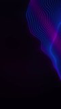 Abstract blue purple neon wave technology background. Vertical video loop animation - Powered by Shutterstock - Get 15% off with code: PIKWIZARD15