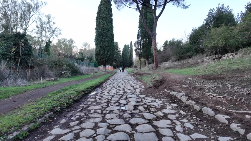 View of Appia Ancient ancient Roman road