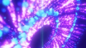 Vivid purple and blue glowing particles forming a swirling abstract vortex - Powered by Shutterstock - Get 15% off with code: PIKWIZARD15