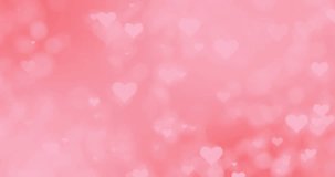Pink Valentine’s Day animation with romantic hearts and soft glow, love and romance motion graphics for valentines day greetings, beautiful wedding and anniversary celebration design, abstract valentine visuals, sstkLove colorful heart animation - Powered by Shutterstock - Get 15% off with code: PIKWIZARD15