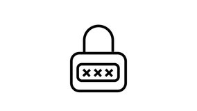 Digital security padlock icon with three dots representing password protection encryption data privacy and online safety. - Powered by Shutterstock - Get 15% off with code: PIKWIZARD15