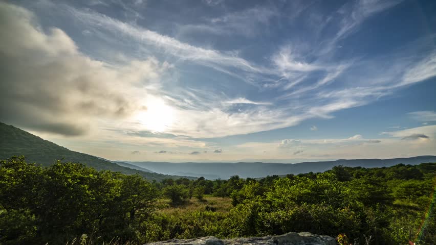 Blue Ridge Mountain Sunset Whitetop and Elk Gardens