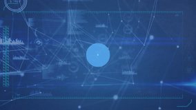 Animation of network of connections with digital icons statistics and data processing. global connections, networks and data processing concept digitally generated video. - Powered by Shutterstock - Get 15% off with code: PIKWIZARD15