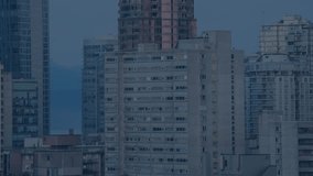 Animation of businessman handshake over cityscape. Global business and digital interface concept digitally generated video. - Powered by Shutterstock - Get 15% off with code: PIKWIZARD15