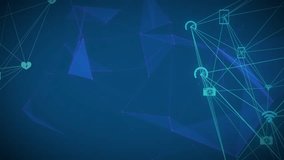 Animation of cyber attack warning text over data processing. Global online security, cybercrime, connections, computing and data processing concept digitally generated video. - Powered by Shutterstock - Get 15% off with code: PIKWIZARD15