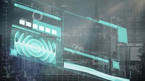 Animation of security padlock and data processing over on dark background. Global sports data processing and digital interface concept digitally generated video. - Powered by Shutterstock - Get 15% off with code: PIKWIZARD15