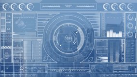 Animation of interface with data processing against aerial view of cityscape. Computer interface and business technology concept - Powered by Shutterstock - Get 15% off with code: PIKWIZARD15