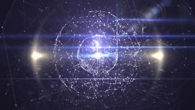 Animation of network of connections with people icons over globe with glowing spots. global networks, connections and digital interface concept digitally generated video. - Powered by Shutterstock - Get 15% off with code: PIKWIZARD15