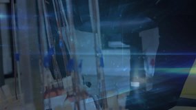 Animation of network of connections over male lab worker. medicine, health, science, connections and technology concept digitally generated video. - Powered by Shutterstock - Get 15% off with code: PIKWIZARD15