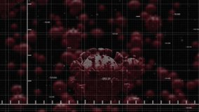 Animation of data processing over virus cells. global business and digital interface concept digitally generated video. - Powered by Shutterstock - Get 15% off with code: PIKWIZARD15