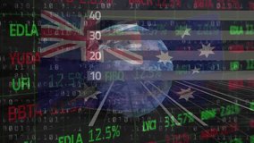 Animation of financial data processing with globe and binary code. Global business finances connections data processing and digital interface concept digitally generated video. - Powered by Shutterstock - Get 15% off with code: PIKWIZARD15