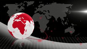 Animation of covid cell over statistics and data processing. Global business communication and digital interface concept digitally generated video. - Powered by Shutterstock - Get 15% off with code: PIKWIZARD15