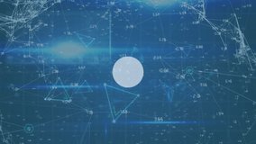 Animation of network of digital icons and plexus networks against light spot and data processing. Global networking and business technology concept - Powered by Shutterstock - Get 15% off with code: PIKWIZARD15