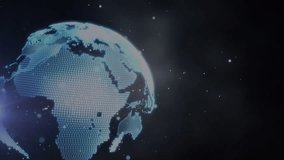 Animation of globe with network of connections over data processing. Global connections digital interface and technology concept digitally generated video. - Powered by Shutterstock - Get 15% off with code: PIKWIZARD15