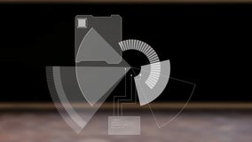 Animation of scope scanning and data processing over businesswoman using laptop. Global business digital interface technology and networking concept digitally generated image. - Powered by Shutterstock - Get 15% off with code: PIKWIZARD15