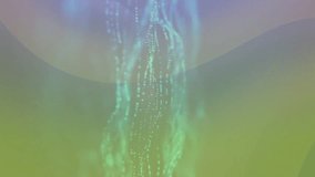 Abstract green and blue background animation with vertical flowing particles and soft gradient layers. Ideal for technology visuals, presentations, meditation videos, and modern digital backgrounds. - Powered by Shutterstock - Get 15% off with code: PIKWIZARD15
