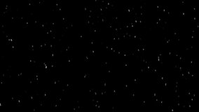 Realistic Winter Weather Effect 4K - Slow Snowfall Particles on Black for Compositing - Powered by Shutterstock - Get 15% off with code: PIKWIZARD15
