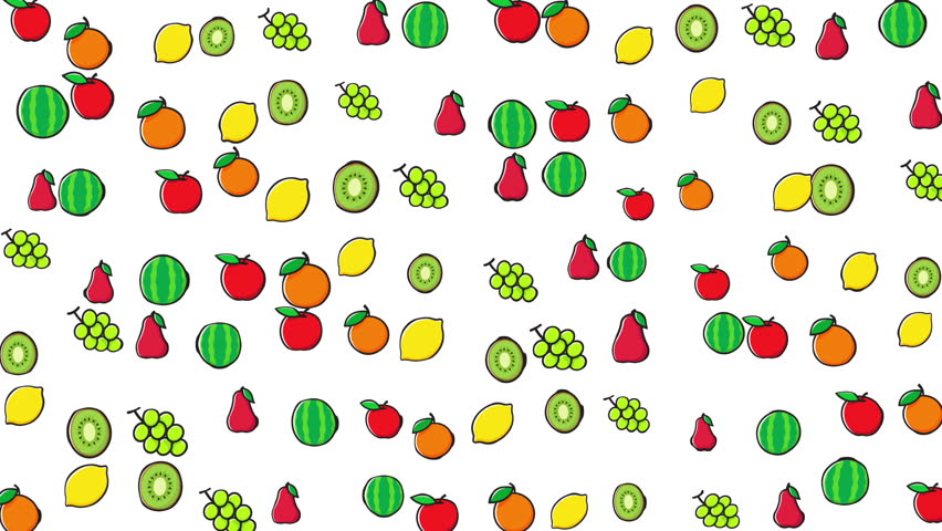 Assortment of different fruits on white background. Perfect for recipes, food blogs, healthy lifestyle content, and summerthemed designs.
