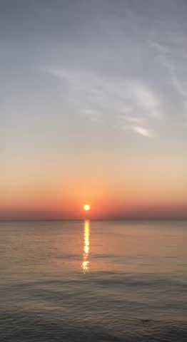 sunrise in the morning at the beach