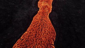 Hot Molten Lava Flowing Across Volcanic Terrain - Powered by Shutterstock - Get 15% off with code: PIKWIZARD15