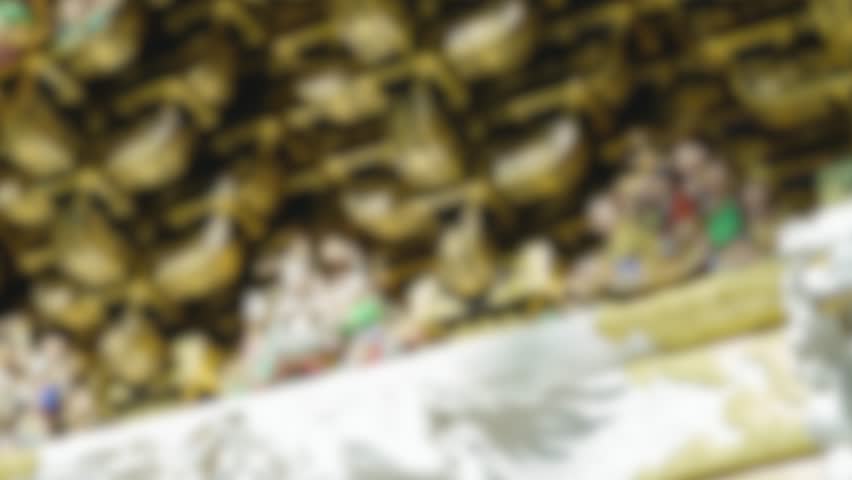 Exterior view of the National Treasure “Yomeimon Gate” at Nikko Toshogu Shrine, Tochigi, Japan.