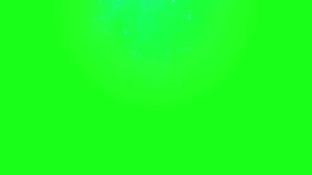 Animated white text spelling the word earth appears centered against a luminous bright green background featuring subtle descending starry particles for easy compositing work. - Powered by Shutterstock - Get 15% off with code: PIKWIZARD15