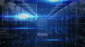 Animation of lights and data processing over servers. global network, connections, data and technology concept digitally generated video. - Powered by Shutterstock - Get 15% off with code: PIKWIZARD15