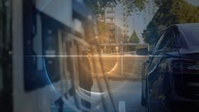 Financial data and computer school structures over caucasian man using smartphone. Global business digital interface technology and networking concept digitally generated image. - Powered by Shutterstock - Get 15% off with code: PIKWIZARD15