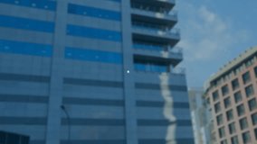 Animation of network of connections with icons over cityscape. Global connections, computing and digital interface concept digitally generated video. - Powered by Shutterstock - Get 15% off with code: PIKWIZARD15