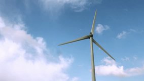 Animation of globe and data processing over wind turbine. global green energy, environment, sustainability and data processing concept digitally generated video. - Powered by Shutterstock - Get 15% off with code: PIKWIZARD15