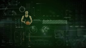 Animation of covid cells and data processing with online security padlock. Global internet security digital interface and connections concept digitally generated video. - Powered by Shutterstock - Get 15% off with code: PIKWIZARD15