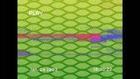 Animation of play screen with blue high score text and cluster of metallic shapes on green pattern. Retro game screen, competition, leisure and digital interface concept digitally generated video. - Powered by Shutterstock - Get 15% off with code: PIKWIZARD15