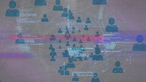 Animation of shapes and data processing over eyes of caucasian woman. Global business connections digital interface and technology concept digitally generated video. - Powered by Shutterstock - Get 15% off with code: PIKWIZARD15