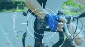 Animation of data processing over modern building and cityscape. Global business data processing and digital interface concept digitally generated video. - Powered by Shutterstock - Get 15% off with code: PIKWIZARD15