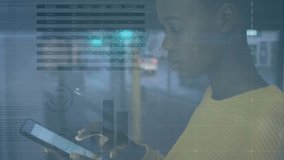 A digital composite of various financial charts. Global business data processing and digital interface concept digitally generated video. - Powered by Shutterstock - Get 15% off with code: PIKWIZARD15