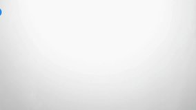 This 4K video captures an abstract depiction of colorful ink diffusing in water. The visual documents vibrant blue and orange pigments in slow motion as they mix and swirl against a white background. The composition highlights organic, cloud-like shapes formed by sustainable dyes, representing fluid dynamics and the aesthetic interaction of high-contrast colors in an aqueous medium. - Powered by Shutterstock - Get 15% off with code: PIKWIZARD15