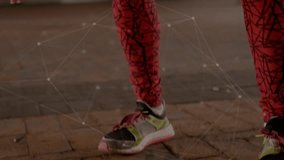 Animation of network of connections over businesswoman using phone headsets. Global education networks connections and digital interface concept digitally generated video. - Powered by Shutterstock - Get 15% off with code: PIKWIZARD15