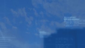 This video is a digital animation of financial graphs and data overlaid on top of a cityscape. The video is meant to represent a global concept of economy and technology. - Powered by Shutterstock - Get 15% off with code: PIKWIZARD15