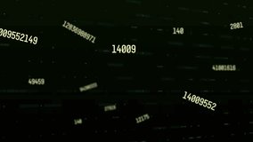 Animation of changing numbers and financial data processing against black background. Global finance and business technology concept - Powered by Shutterstock - Get 15% off with code: PIKWIZARD15