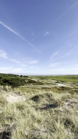 Landscape on dutch friesland island