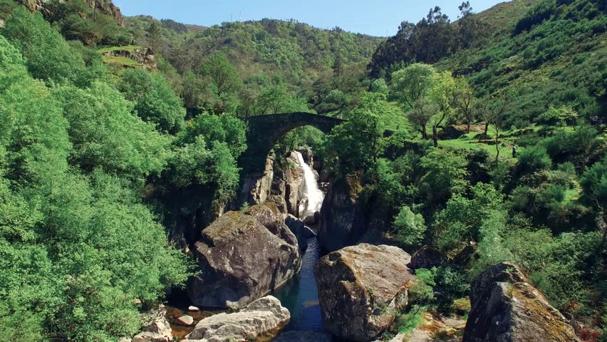 Cinematic Nature Landscape Aerial View