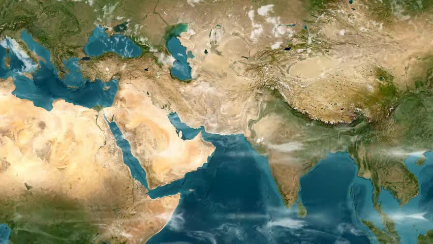 Saudi Arabia Country Map with Flag Animation 1080p