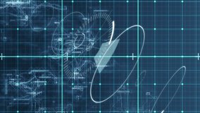 Animation of data processing and 5g text on blue background. global technology and communication interface concept digitally generated video. - Powered by Shutterstock - Get 15% off with code: PIKWIZARD15