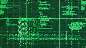 Animation of data processing over casino chips and grid. global business, finance, gambling and data processing concept digitally generated video. - Powered by Shutterstock - Get 15% off with code: PIKWIZARD15
