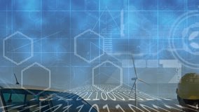 Animation of data processing and binary coding over caucasian male engineer using tablet. global business, connections and data processing concept digitally generated video. - Powered by Shutterstock - Get 15% off with code: PIKWIZARD15