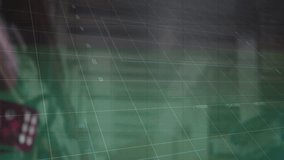 Animation of data processing over dices. Gambling, casino and digital interface concept digitally generated video. - Powered by Shutterstock - Get 15% off with code: PIKWIZARD15