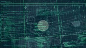 Animation of network of digital icons and data processing over grid network against blue background. Global networking and business technology concept - Powered by Shutterstock - Get 15% off with code: PIKWIZARD15