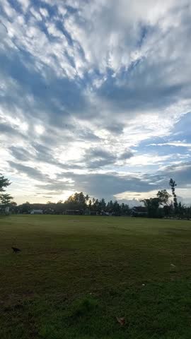 Sunlight from the morning sun in January 