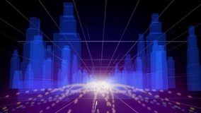 Animation of you win text over light trails and cityscape on black background. global social media, technology and digital interface concept digitally generated video. - Powered by Shutterstock - Get 15% off with code: PIKWIZARD15